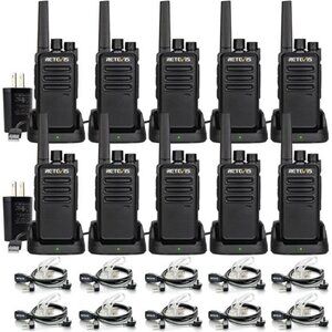 Two-Way Radios Long Range, Walkie Talkies for Adults, 2 Way Radio with Earpiece